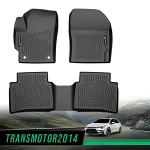 TPE Car Floor Mats Fit For 2009-2024 Toyota Corolla Sedan,All-Weather Protection Floor Mats,Anti-Slip Rubber Liners 3pcs
