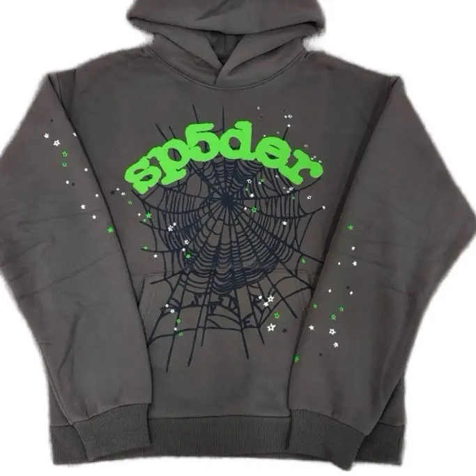 sp5der hoodie slate grey green - TikTok Shop
