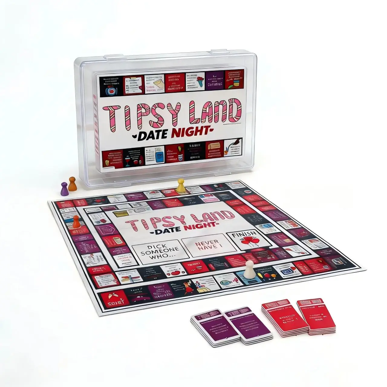 Adult Party Board Game - Easy-to-Play Bachelorette Bridal Shower Essential, Home Festive Party Supply