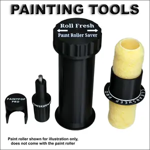 Painting Tools Bundle – NEW - Clean your Paint Rollers 10 Times Faster, & Store wet paint rollers for days without them drying out.  Saves time & money