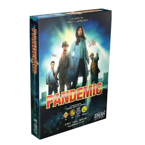 Cooperative Strategy Board Game - Teamwork-Focused Game for Adults & Families to Stop Global Disease Outbreaks, Ages 8+, 2-4 Players, 45-60 Minute Playtime