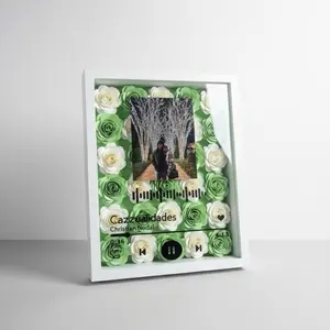 Music Cover Rose shadow box