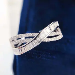Cross Zircon Ring for Women – Stackable Daily & Party Jewelry, Personalized Mother’s Day Gift