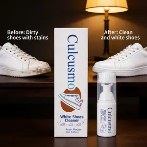 Shoe cleaning brush, waterless foam shoe cleaner with shoe brush, white shoe cleaner, multi-functional leather cleaner, ideal choice for sports shoe care, footwear, full grain leather and rubber,Household Cleaners,stock up on specials