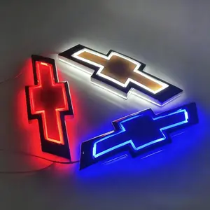 5D LED Emblem Light for Chevrolet - Super Bright Waterproof Rear Badge Light, Plug and Play Logo Lamp Compatible with Silverado Equinox Malibu Tahoe Camaro 2015-2026 (White/Blue/Red)