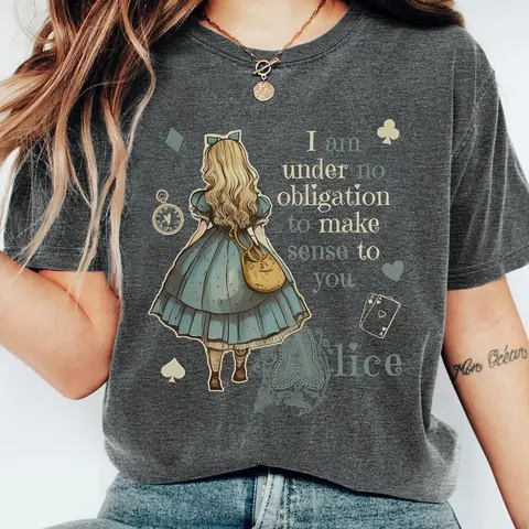 Women's 100% Cotton Vintage Fairy Graphic Tshirt - Breathable Short-Sleeve Sports Crewneck, Soft Loose-Fit Quote Print Top for Overalls, Outdoor Wear