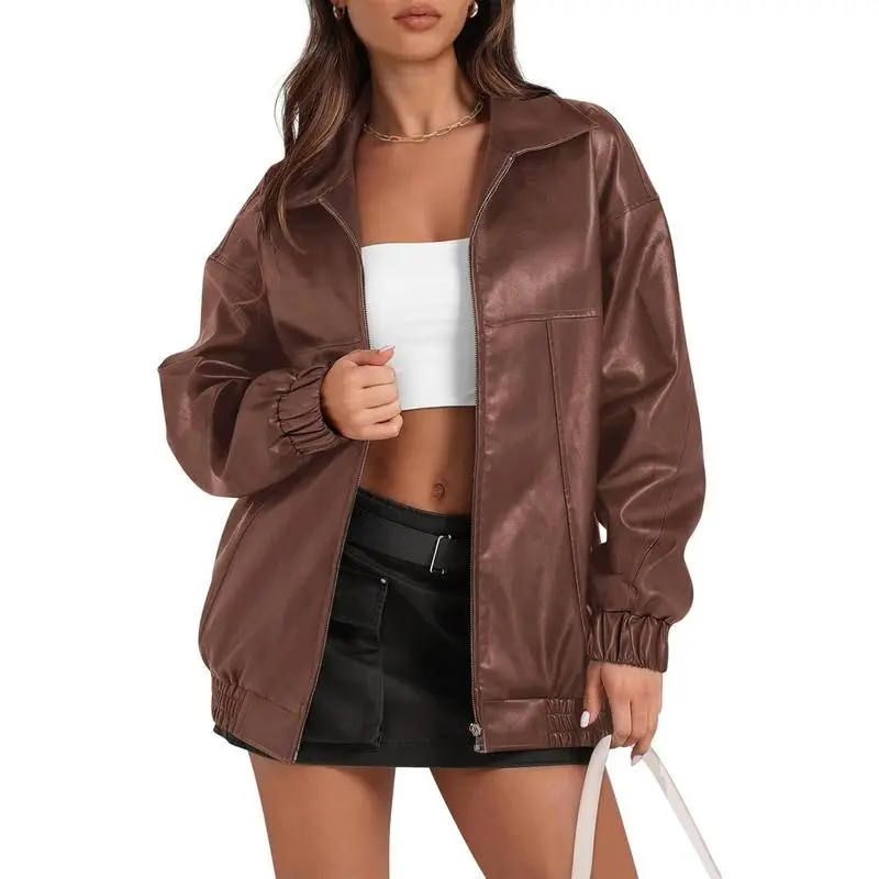 leather jacket uniqlo - TikTok Shop