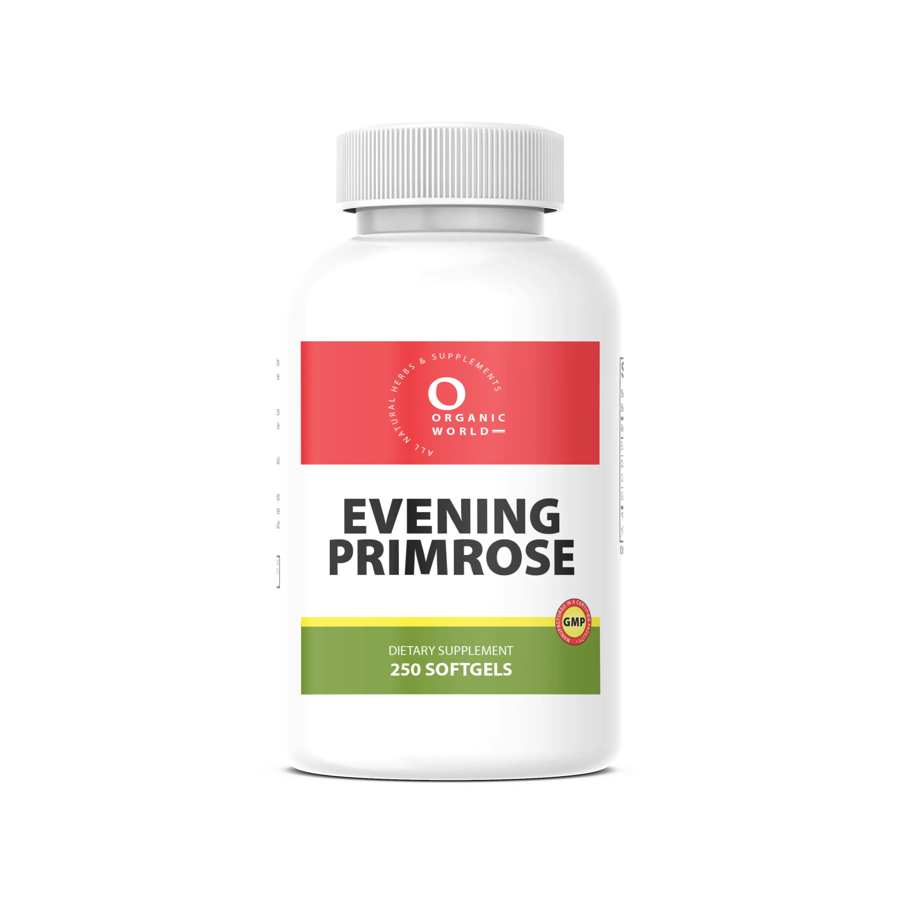Pure Evening Primrose Oil with GLA - 250 Softgels for Wellness & Balance