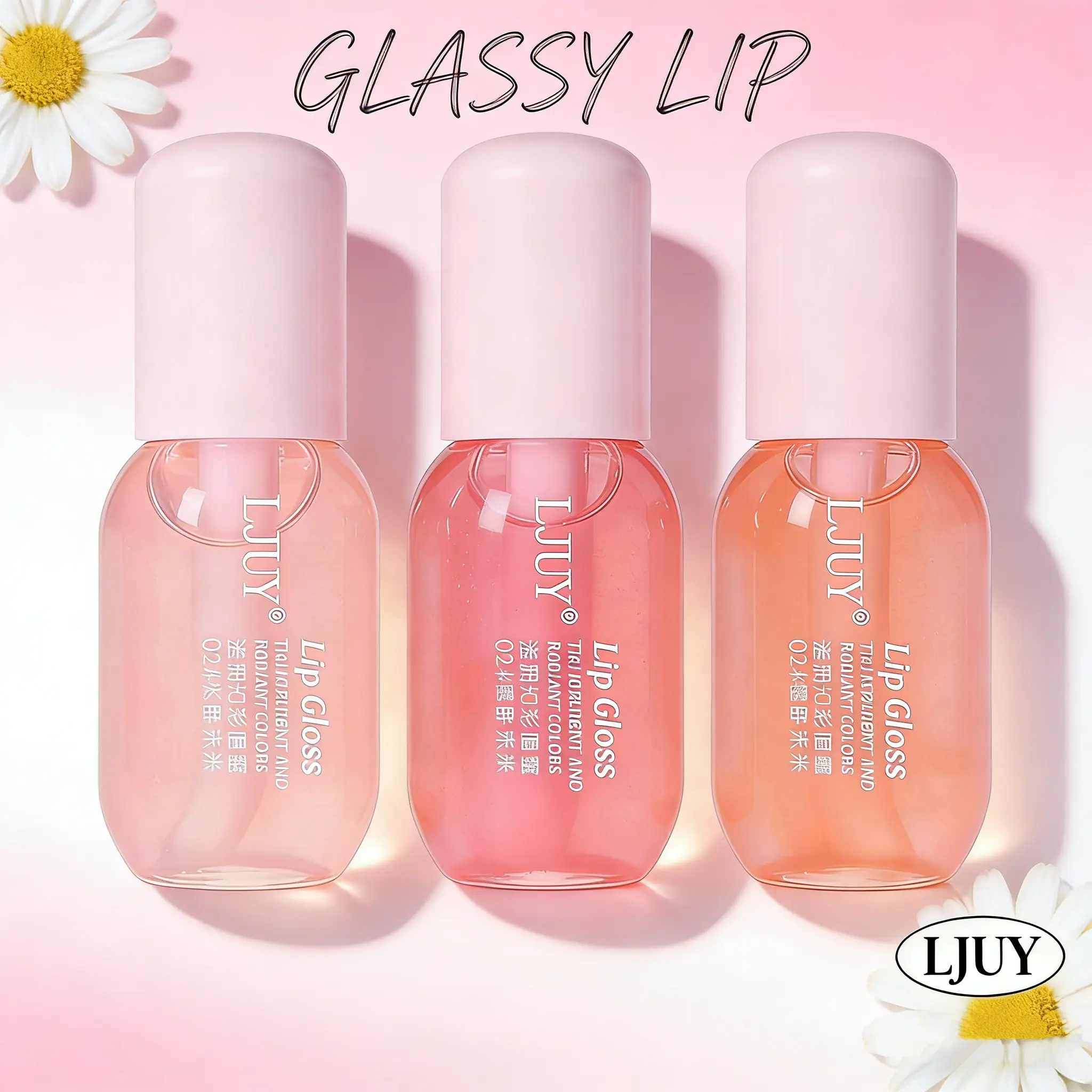 Moisturizing Lip Balm, 3 Pieces/Set, Hydrating GlossyLipsticks, Lip Plumper Oil for Girls and Women, Spring Gift,Back-to-School Gift, Lip Gloss, Skincare