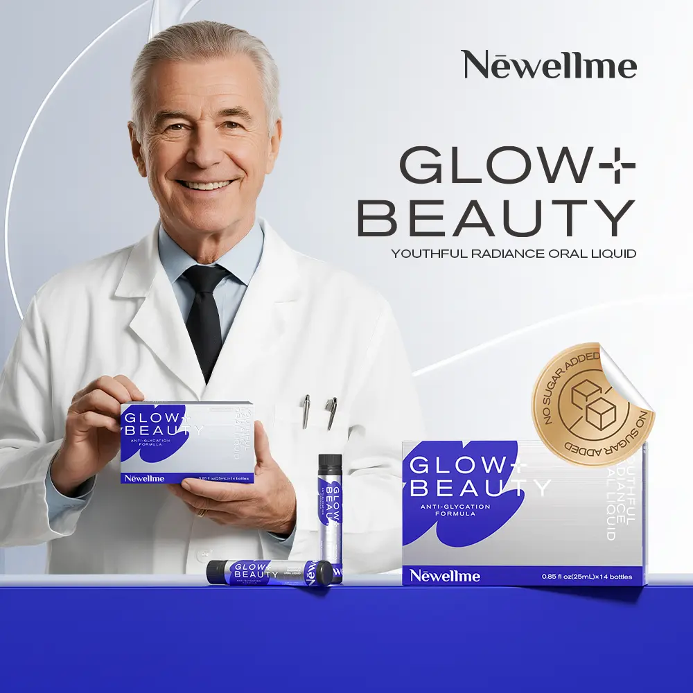 【Shannon's exclusive bundle】NEWELLME Fruit-Flavored Anti-Glycation Oral Liquid*With Hyaluronic Acid+PQQ Reduces Sugar Absorption & Improves Skin Aging/Dullness
