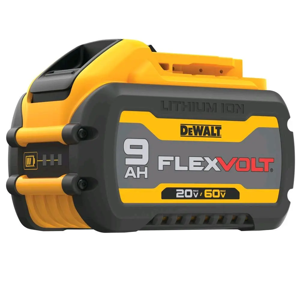 FLEXVOLT 20V/60V MAX Cordless Tool Battery, 9AH Capacity, for Extended Power Tool Run Time, Cordless Tool Batteries