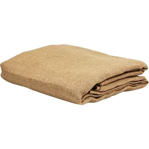 40in x 15ft Gardening Burlap Fabric, Winter Frost Natrual Burlap Plant Covers Freeze Protection, Shrub Potted Plants Cold Resistant Blankets, Suitable for Party Home Decorations (40in*15FT)