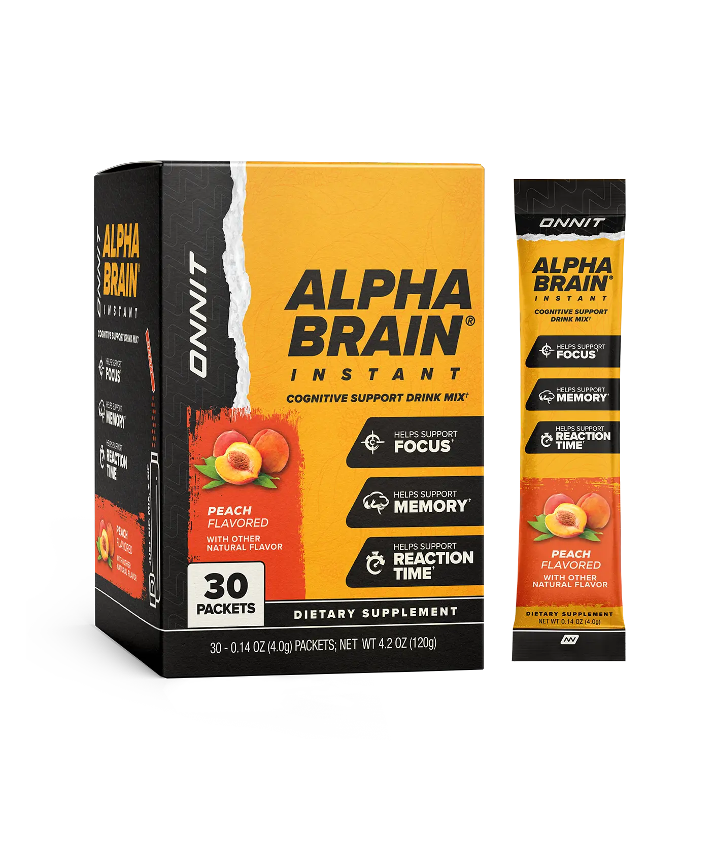 Alpha BRAIN® Instant - Peach (30 ct) Alpha BRAIN® Instant - Peach (30 ct)