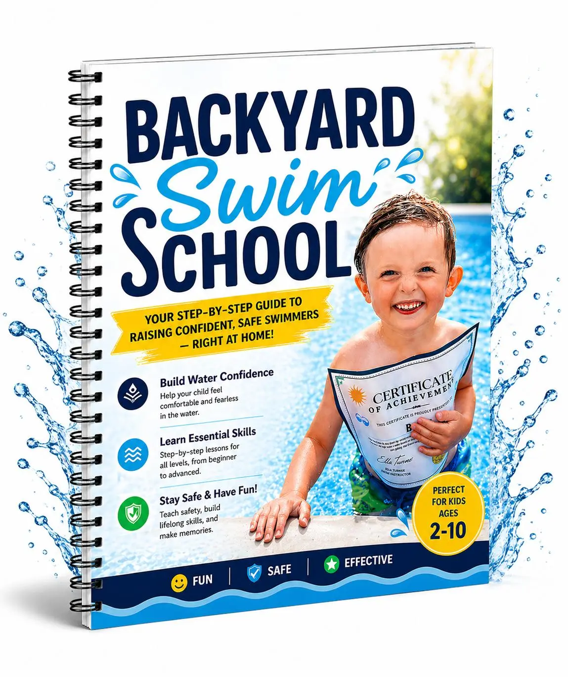 Backyard Swim School™: Teach Your Child to Swim at Home (Step-by-Step System)