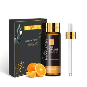 MAYJAM 10ml Pure Plant Essential Oils - Therapeutic Aromatherapy Oils for Diffusers (Mint, Lavender, Tea Tree, Rose, Vanilla, Sandalwood, Jasmine) - Health Support - with Gift Box