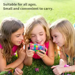 Mini Magic Cube - Original 3D Educational Toy - Neurodevelopmental Puzzle Game - Suitable for The Elderly, Adults And 's Entertainment - Suitable for Christmas, Easter, New Year And Birthday Gifts
