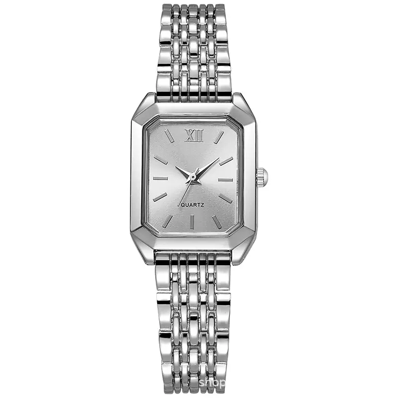 Women's Square Dial Analog Quartz Watch, Elegant Watch for Party, Daily Clothing Decor, All-match Waterproof Watch for Birthday Gift with Box, Casual Stainless Steel Wristwatch, Quartz Wrist Watches, Girly Accessory, Top Mothers Day Gift Ideas, Mom Gift