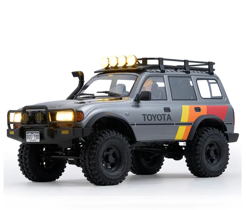 FMS 1:10 FCX10 LC80 Toyota Land Cruiser 80 RS Electric RC Truck, Remote-Controlled RC Model Car - Does Not Include Charger and Battery, Rc Trucks