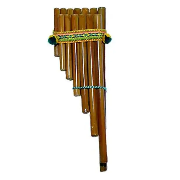 Large Bamboo Wooden Pan Flute Musical Instrument