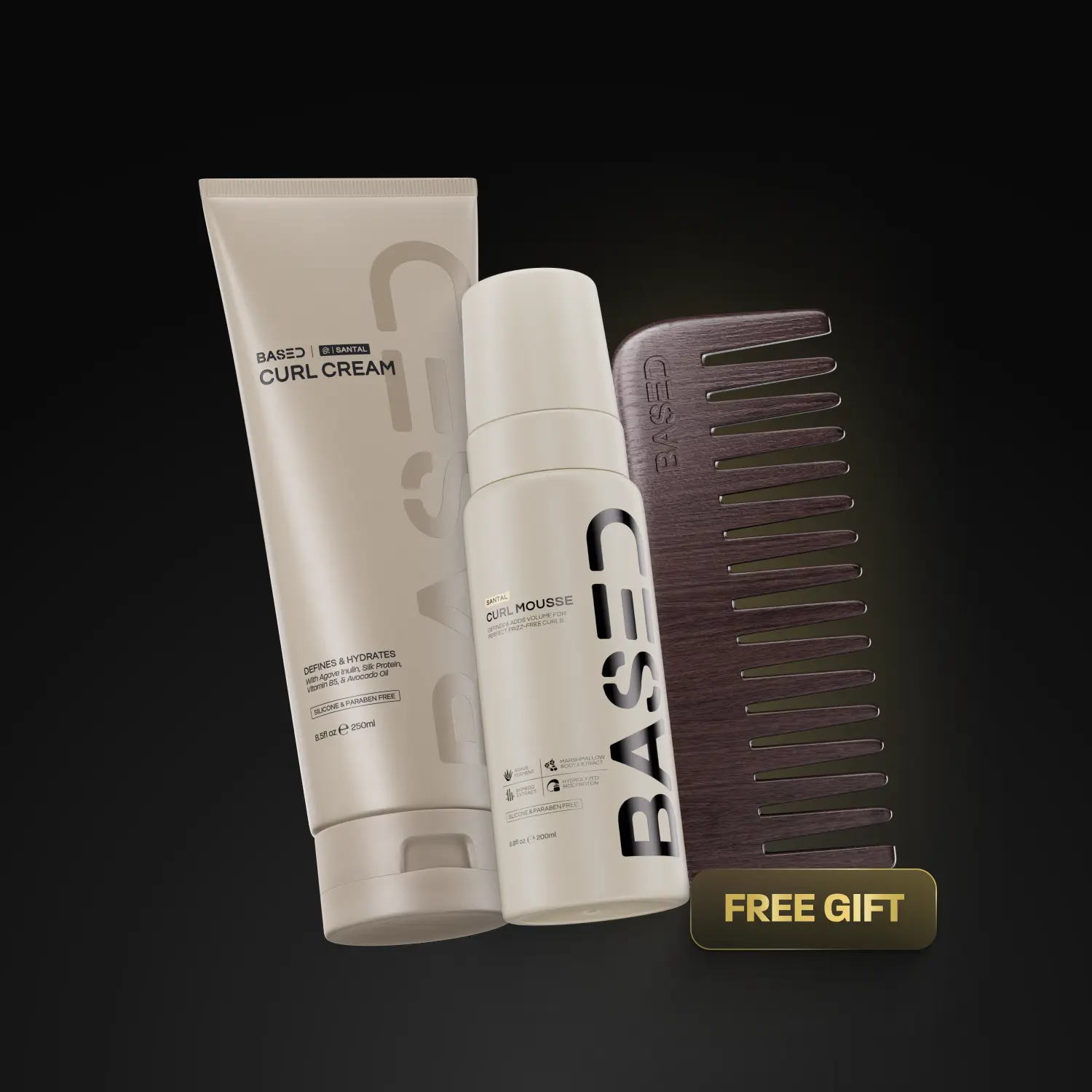 BASED Definition & Volume Duo | Curl Cream + Curl Mousse