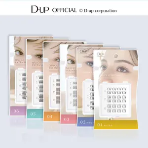 D-UP Quick Extension Lash Cluster Kit | DIY Lash Extension Clusters for Natural Volume & Length | At-Home Individual Lashes Set | Official Partner