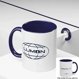 Personalized Severance Mug, Lumon Industries Mug, Macrodata Refinement, Severance Mug Two-Tone Coffee Mug, Lumon Movie Inspired Mug, Lumon Fan Gift