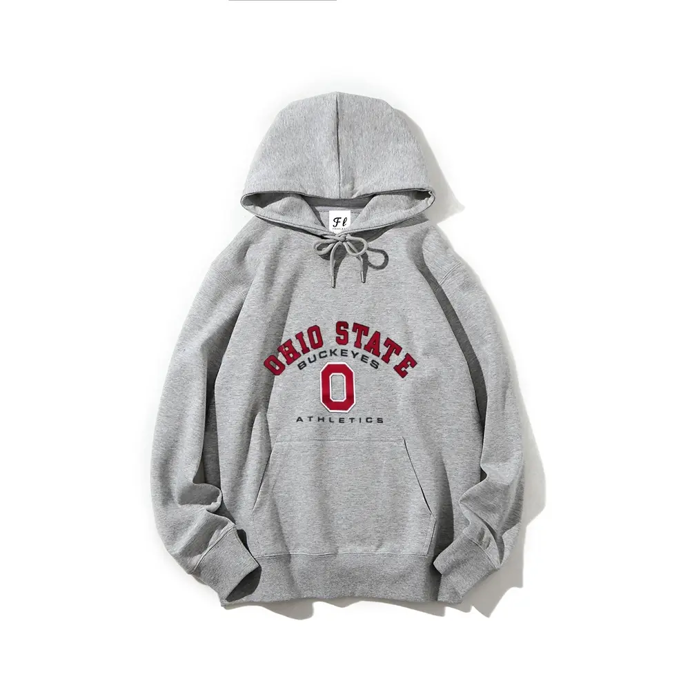 Heather Gray Pullover Hoodie | Classic Unbranded Blank Hooded Sweatshirt | Casual Streetwear Basic | Versatile Layering Essential
