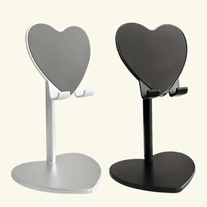 Expandable Heart-Shaped Stand for Phones & Tablets, Perfect Gift for Birthdays & Friends, Ideal for Watching Videos & Live Streams
