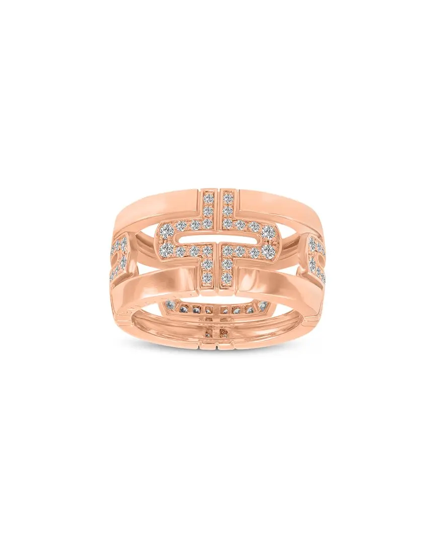 Bvlgari Parentesi 18K Rose Gold 0.80 ct. tw. Diamond Ring