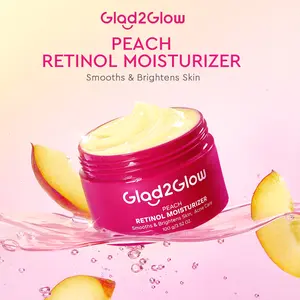 [New Launch] Glad2Glow Peach Retinol Moisturizer | Gentle Retinol & HPR Formula to Fade Acne Scars & Even Skin Tone Serum Alternative
