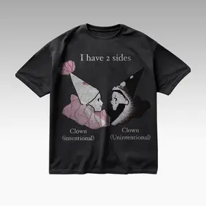 5-Minute Buss I Have 2 Sides Graphic Design Top Cotton Streetwear Unisex Ultra Cotton T-Shirt Sweatshirt Hoodie For Him & Her Clothes Menswear Womenswear Apparel