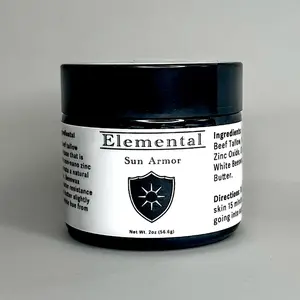 Elemental Men's Care Sun Armor (Beef Tallow & Non-nano Zinc Oxide)