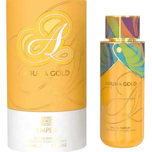 Aruba Gold Emper Eau de Parfum 100 ml 3.4oz Made in UAE Luxury Fragrance with Brazilian Orange & Vanilla Notes
