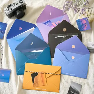 Creative Landscape Envelope Set, Student Gift Stationery, Unique Design Writing Paper & Envelopes, Ideal for School Supplies, Stationery Office Supplies