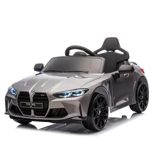 BMW M4 24V Kids ride on toy car 2.4G W/Parents Remote Control,Three speed adjustable,Power display, USB,MP3 ,Bluetooth,LED light,story,A handle with wheels and a pull, easy to carry
