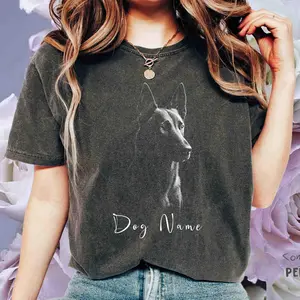 Custom Belgian Malinois Comfort Colors Shirt: Personalized Dog Lover Tee