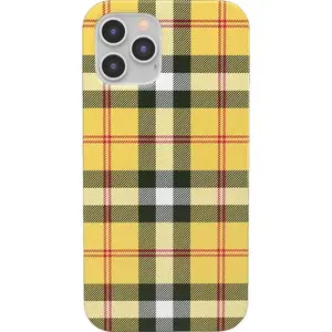 As if! | Yellow Plaid iPhone Case