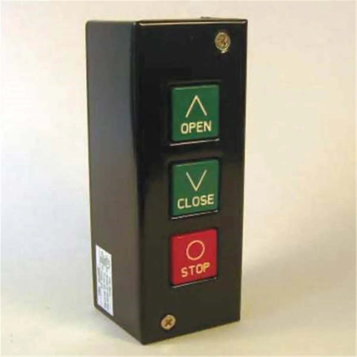 212 MAIN Momentary Contact 3-Position Open-Close-Stop Pushbutton Switches - NEMA 1 Relay & Control Switch for Commercial Electrical Home Improvement Equipment