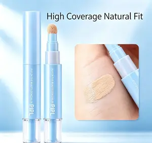 PIPL Sponge Tip Concealer Pen for Under Eye Dark Circles & Blemishes Natural Fit High Coverage Concealer Stick - Long-Lasting, Transfer-Resistant Makeup Buildable Coverage Concealer Pen by PIPL - No Creasing, No Cakey Finish