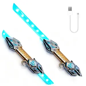 Multi-Color Lightsaber Toy with LED Lights & Retractable Dual Blades, Retractable Extendable Light Up Sword with Sound Effects, 360° Rotating Handle, Holiday and Birthday Gifts for Children