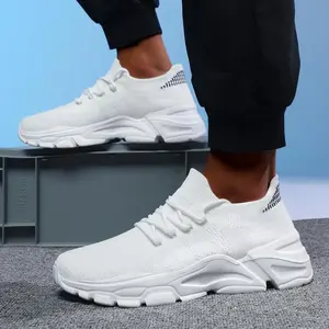 Men's Breathable Lightweight Running Shoes Non Slip Tennis Shoes,  Fashion Shoes Breathable Mesh Sneakers, Casual Simple Design Workout Gym SneakersGift