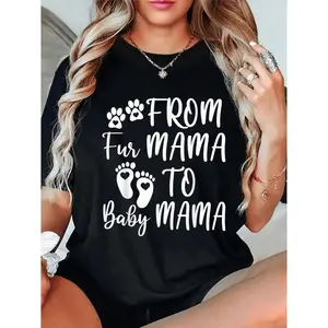 Stylish Maternity TShirt for Expectant Mothers Pregnancy Announcement Top