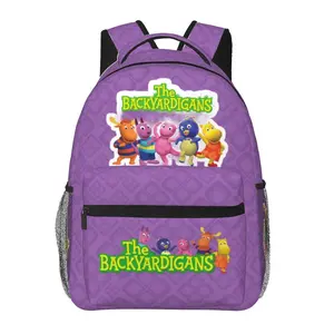 Lightweight The backyardigans Backpack Cute Cartoon Backyardigans Travel Casual Laptop Backpack Hiking Daypack with The backyardigans merch Funny Ugly Pattern for Anniversaries, Rave Gifts & Party Favors