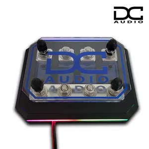 DC Audio Fused Distribution Block with LED Base – ANL Power Distribution Block for High Performance Electrical Systems