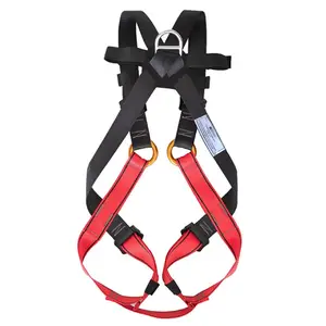 NewDoar Climbing Harness CE Certification Rock Climbing Rappelling Equipment Body Guard Protect Rappelling Rescuing Equip for Children 7-15 Years