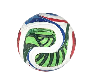 Size 5 Professional Leather Soccer Ball Glow in the Dark Classic by Prime Quality Wellnesss