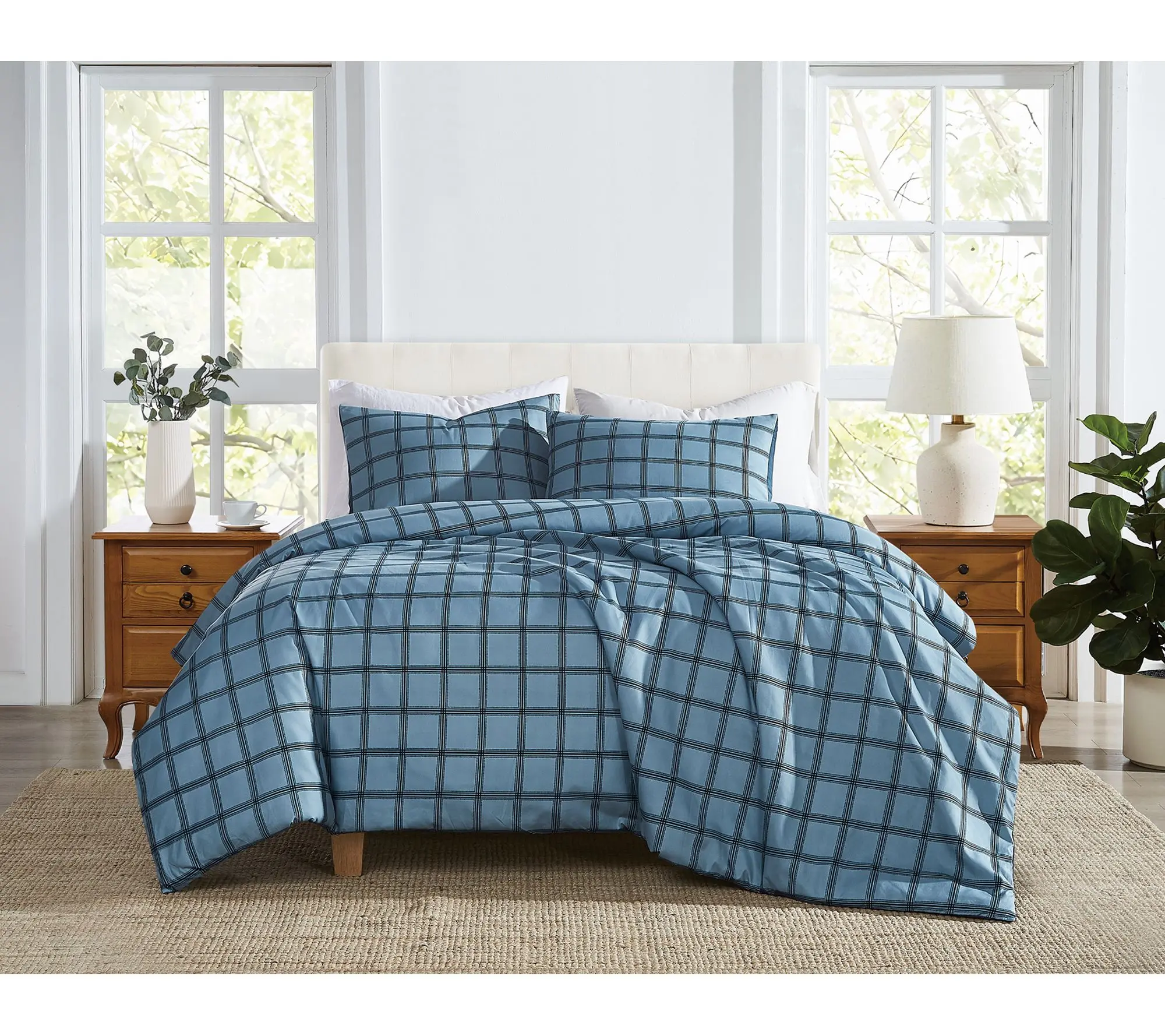 Cannon Luka Grid Twin/TXL Comforter Set