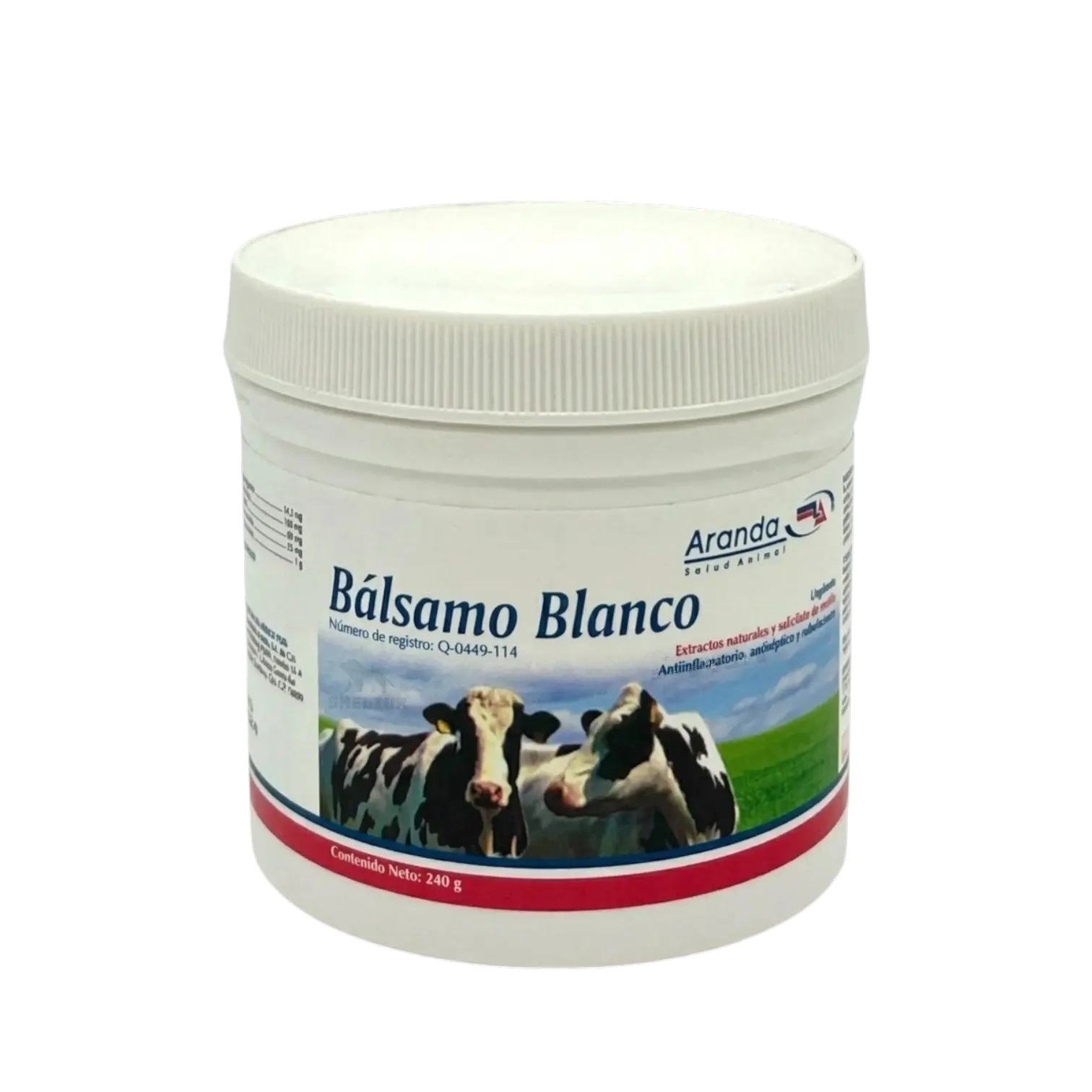 Balsamo Blanco made in Mexico Massage Body Balm 240g