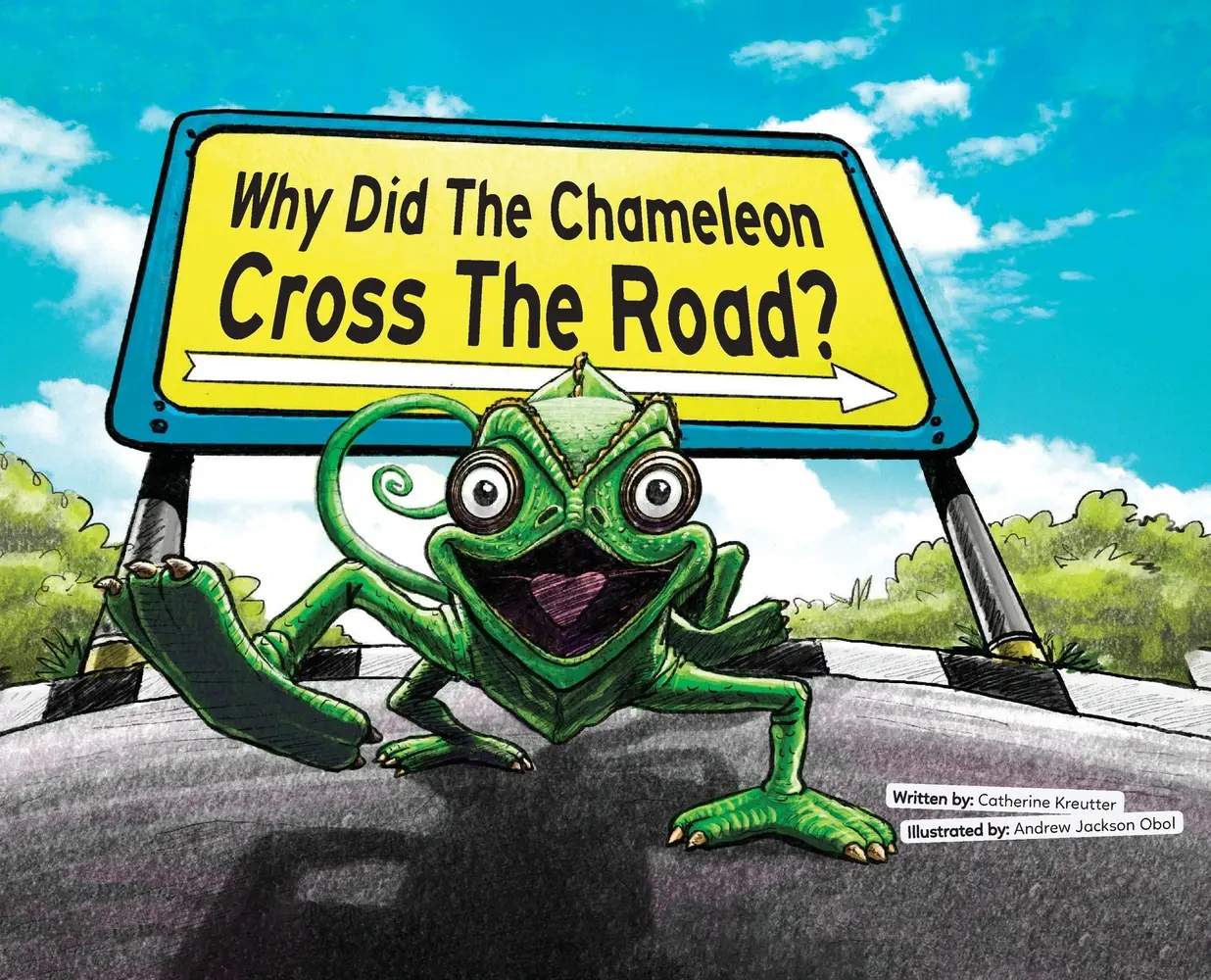USED Book - Why Did The Chameleon Cross The Road?: In Uganda! by Kreutter, Catherine (Hardcover) - english