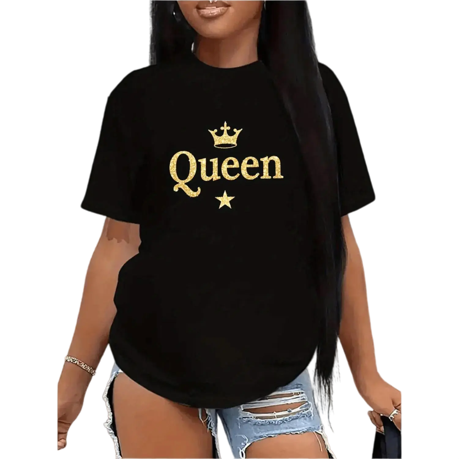 2026 Women'S Summer Black Round Neck Short Sleeve T-Shirt Featuring a Sunflower Leopard Print, a Breathable Casual Design Perfect for Home, Outdoor, Or Travel women tops